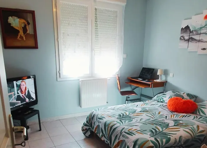 Sdb Privee, Parking, Wifi & Bureau